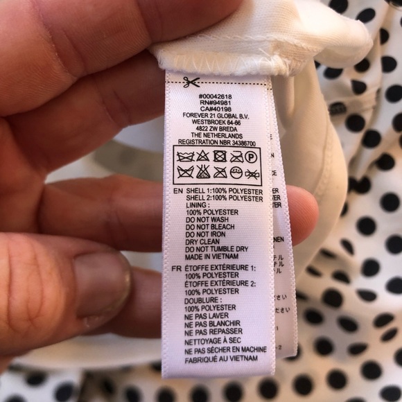 Black and White Polka Dot Dress - Picture 11 of 15